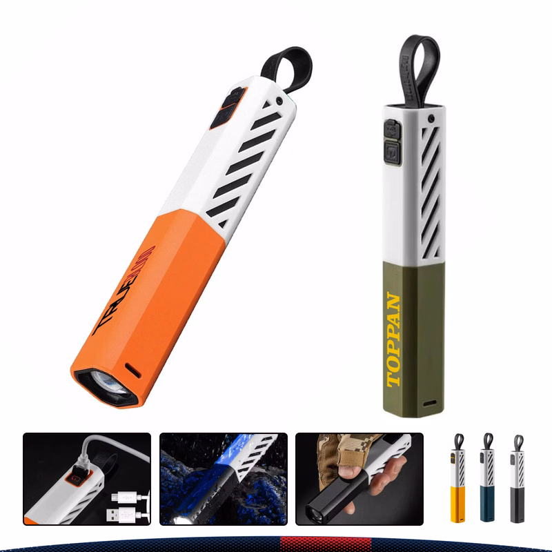 Zenthor Telescopic Zoom Mini Flashlight