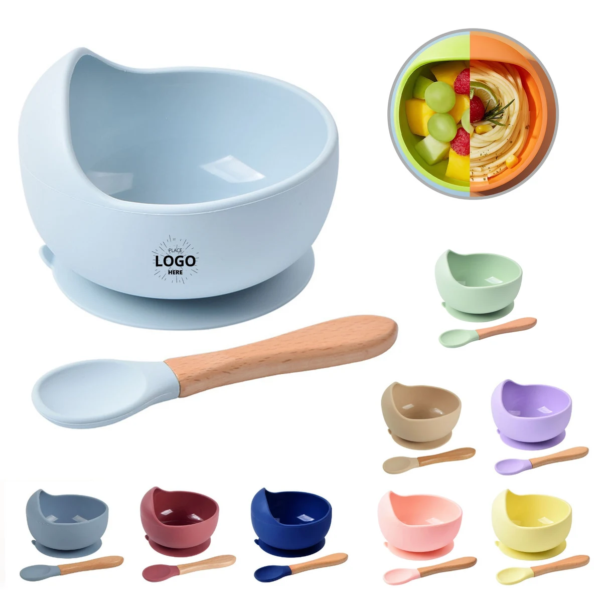 Children's Suction Cup Silicone Bowl 1