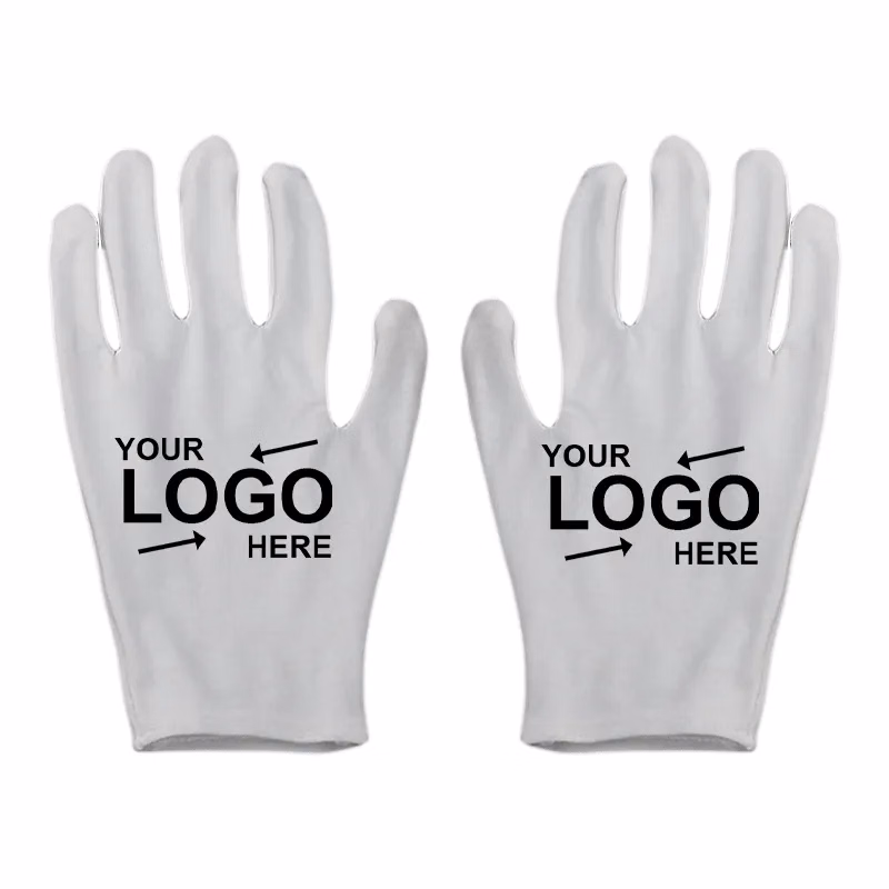 White Cotton Work Gloves