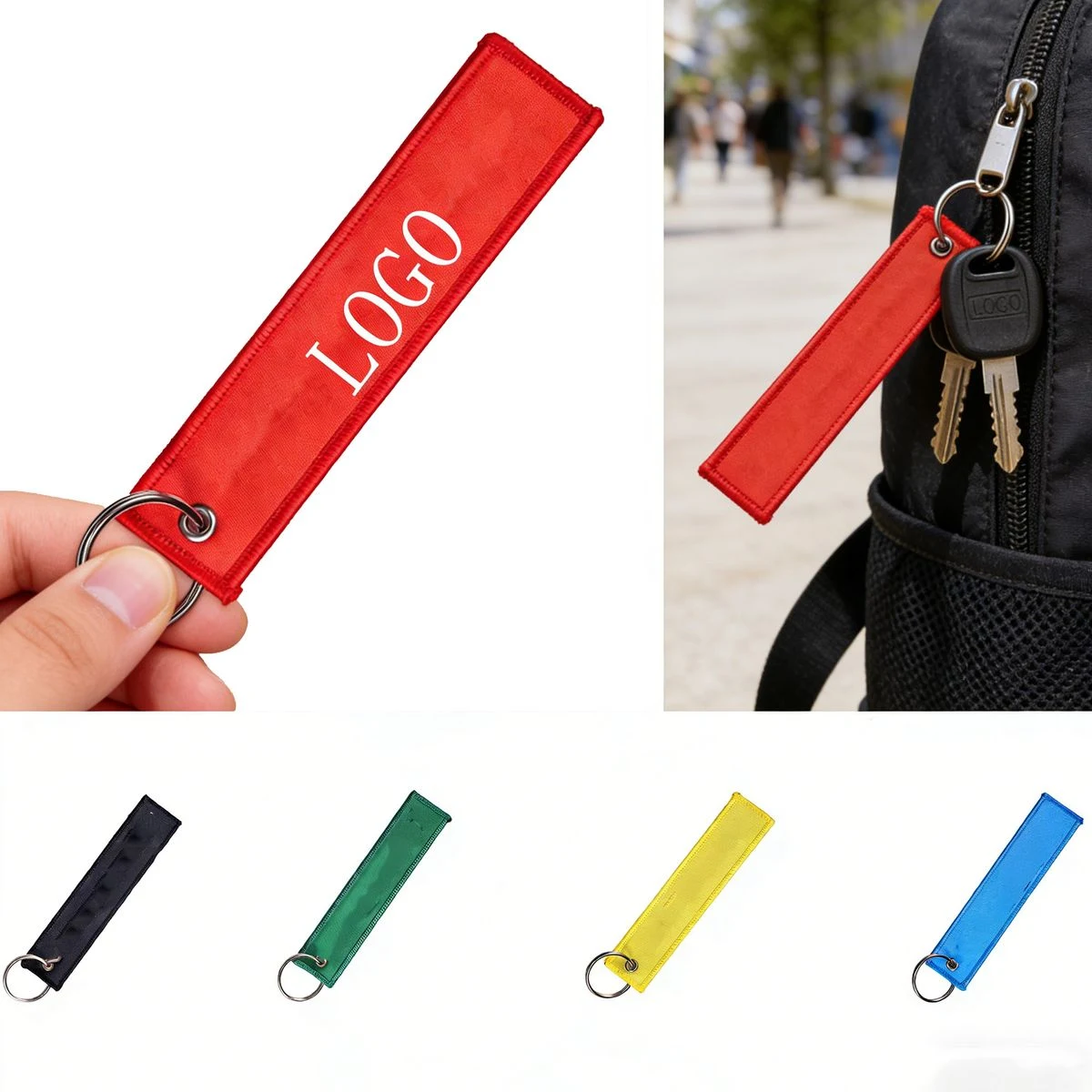 Premium Embroidered Keychain 1
