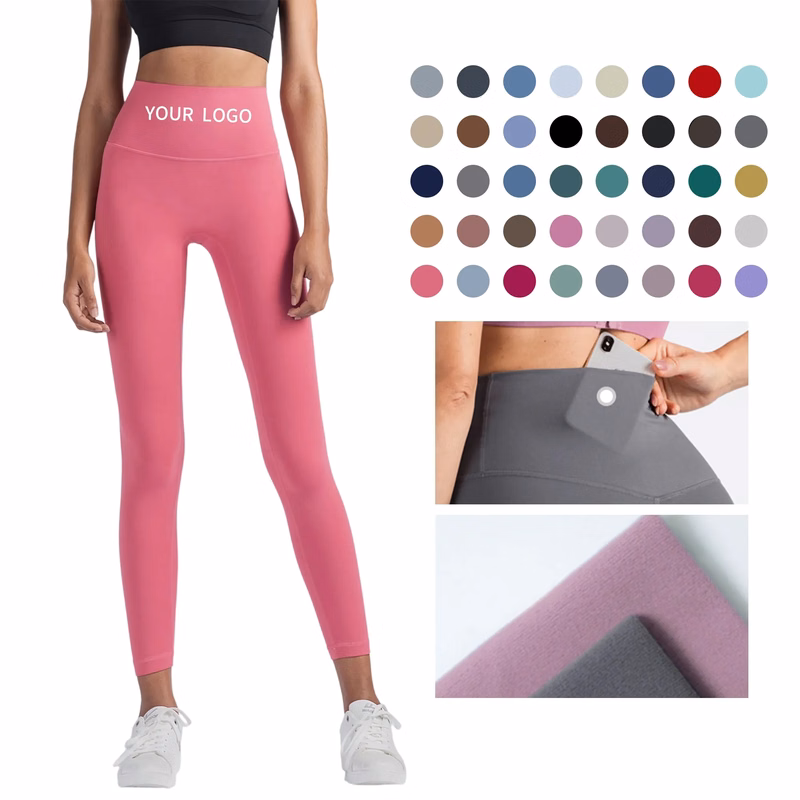 High-Waisted Yoga Leggings with Pockets