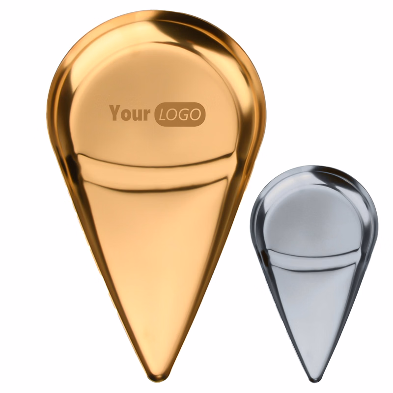 Stainless Steel Luxury Waterdrop-Shaped Tray ?C Sophisticated And Versatile