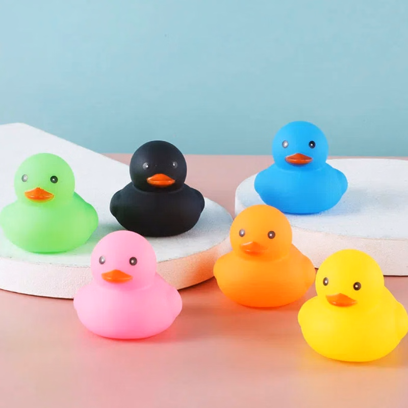 Colorful Rubber Ducks Custom Design Printed Logo Funny Floating Baby Bath
