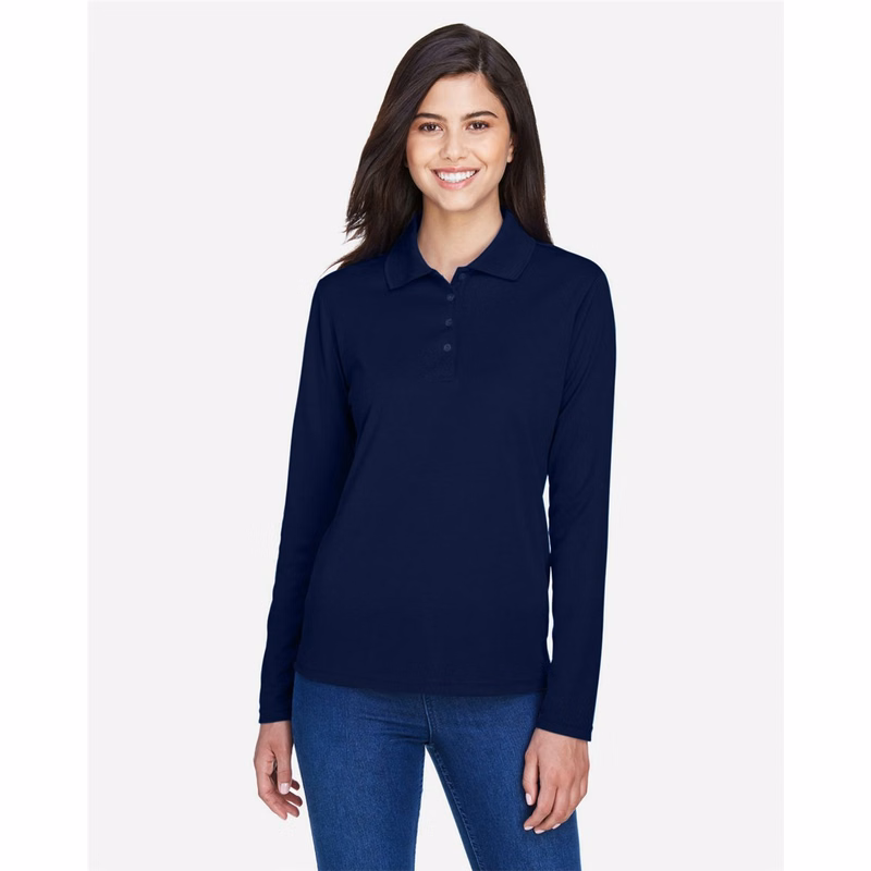 Women's Pinnacle Performance Long Sleeve Piqué Polo - 78192