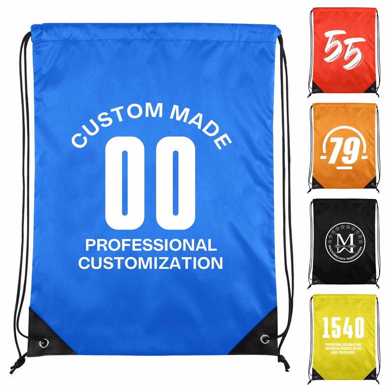 210D Polyester Cinch Bag 13" x 17"