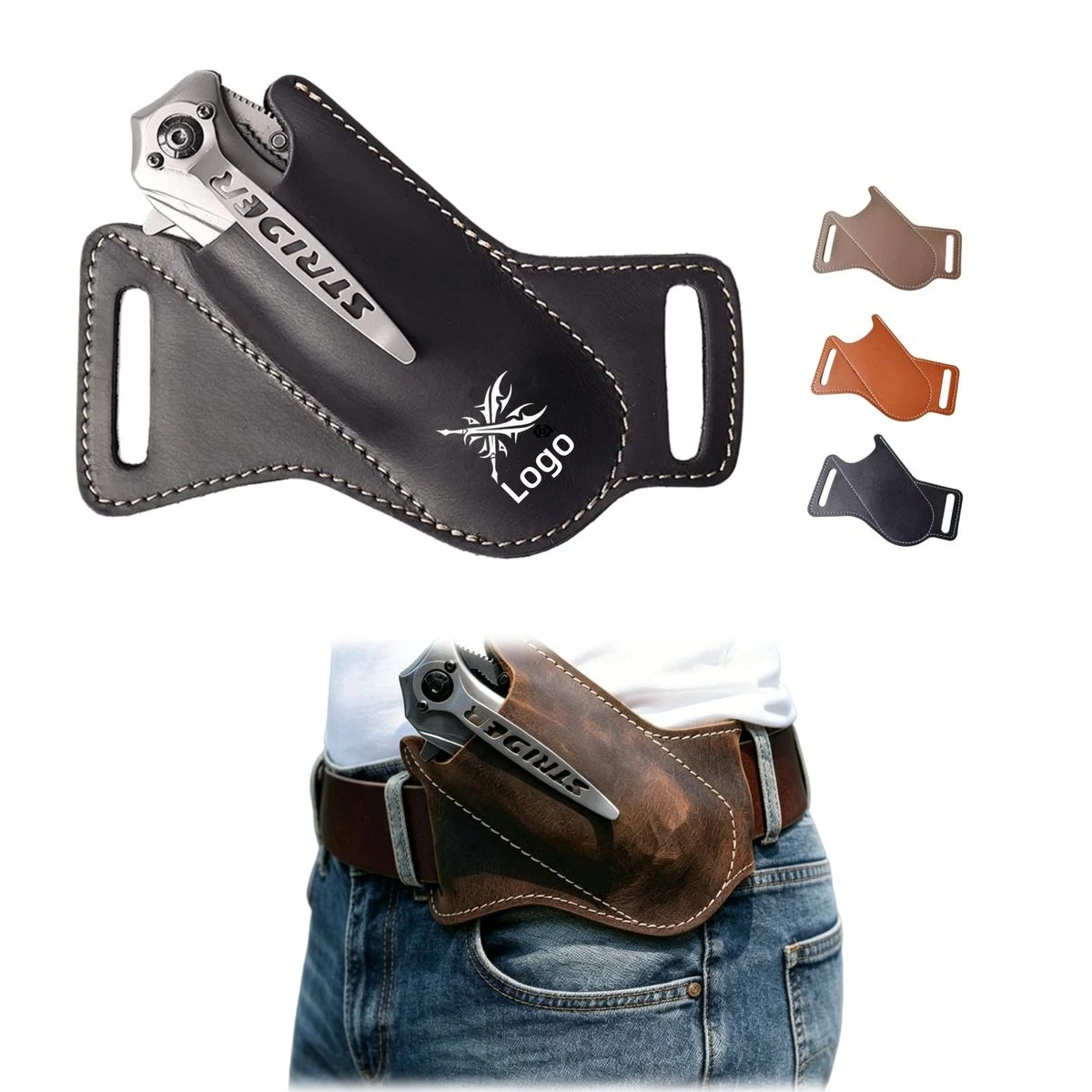 Pu Knife Sheath For Belt 1