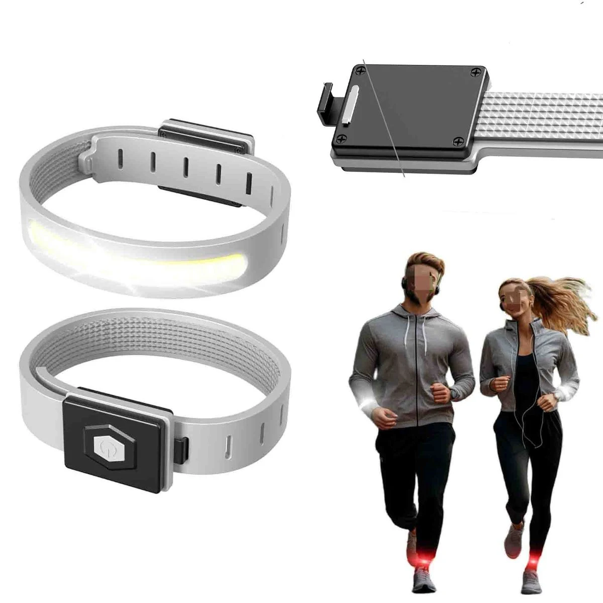 COB Running Armband Sport USB Rechargeable 1