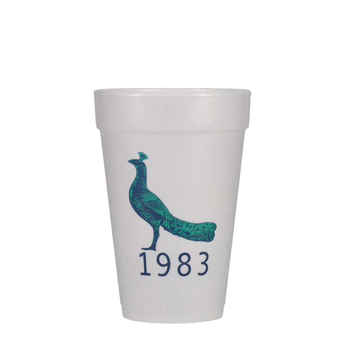 16 oz Foam Cup White Digital Print 1