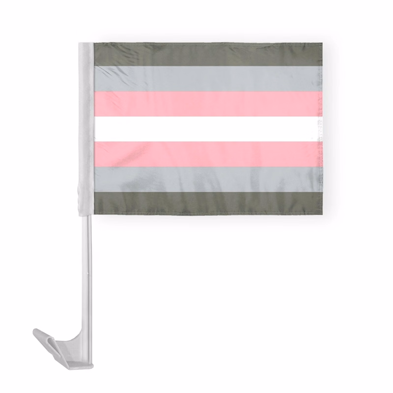 12 " x 16 " ePoly Demigirl Economy Car Flag