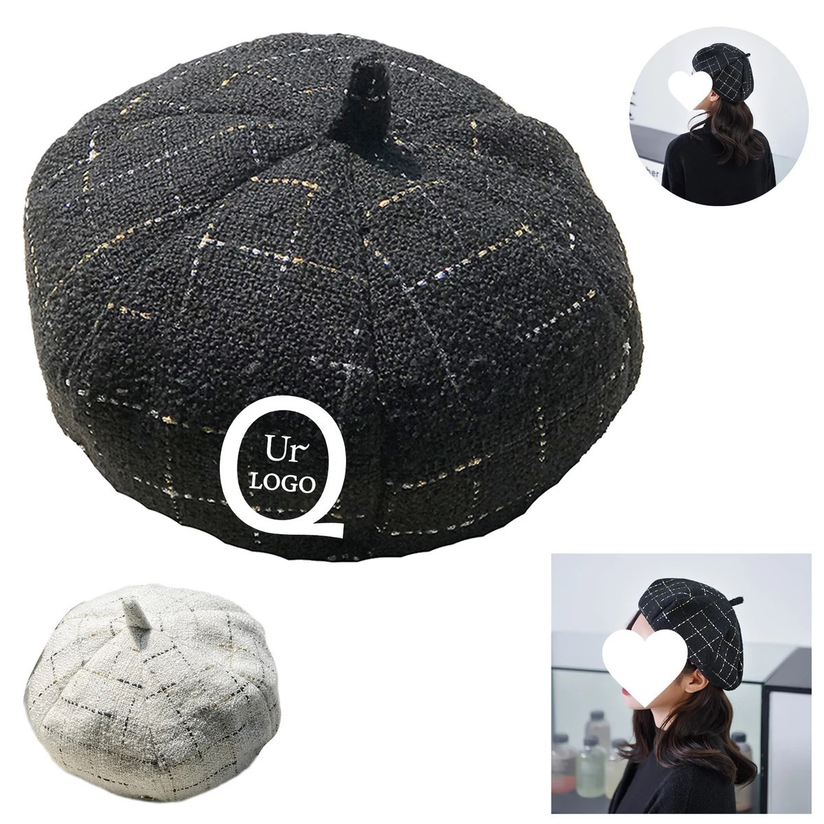 Girls Fashion Beret Cap Hat 1