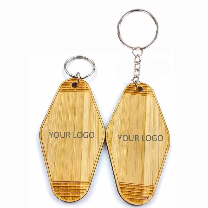 Bamboo Motel-style Key Chain