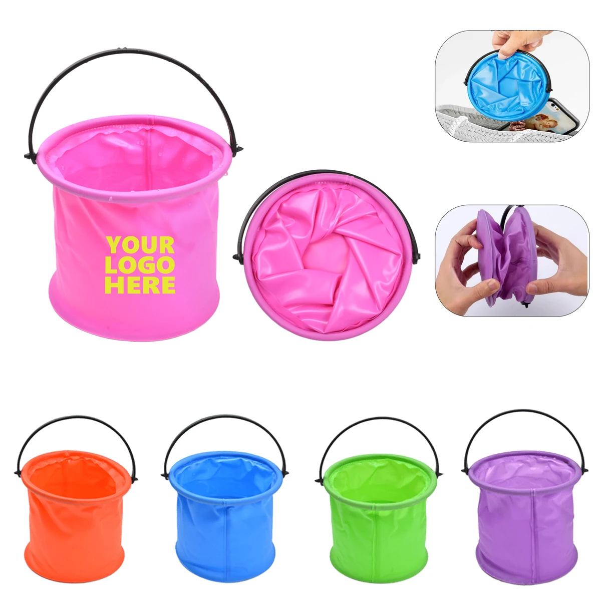 Folding Bucket – Portable for Outdoor & Household Use 1