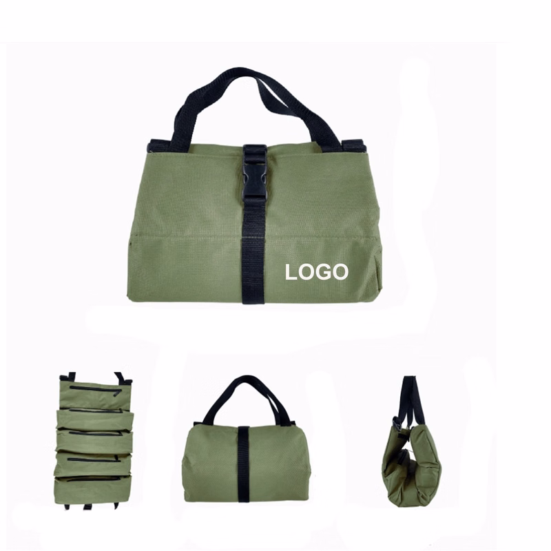 Waterproof Canvas Hardware Tools Storage Bag With Strap