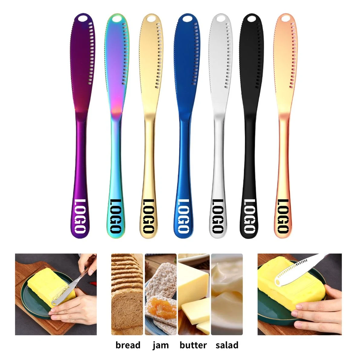 3 in 1 Stainless Steel Butter Knife Curler and Spreader 1