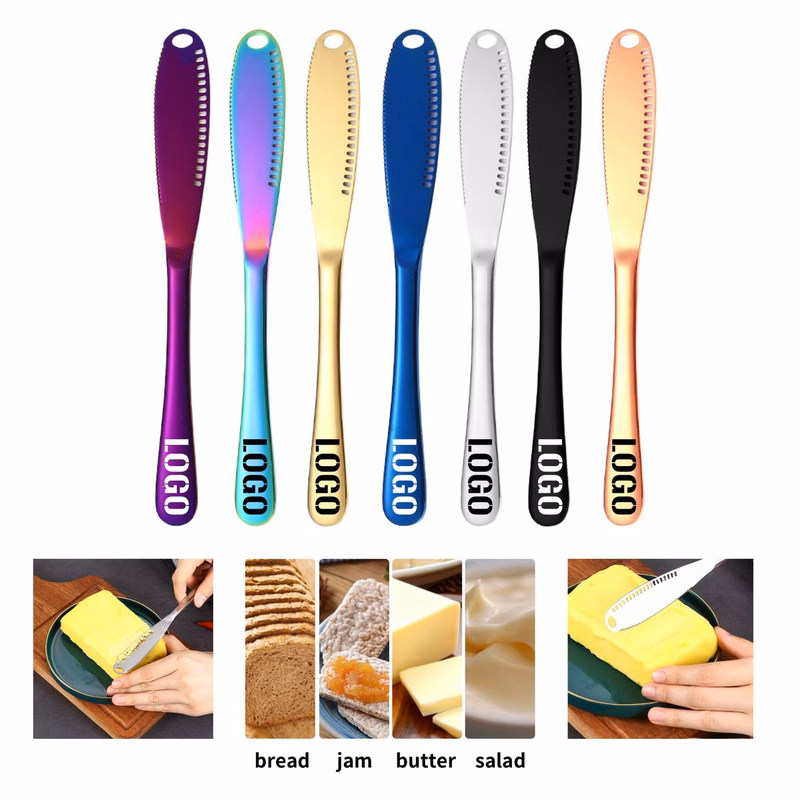 3 in 1 Stainless Steel Butter Knife Curler and Spreader