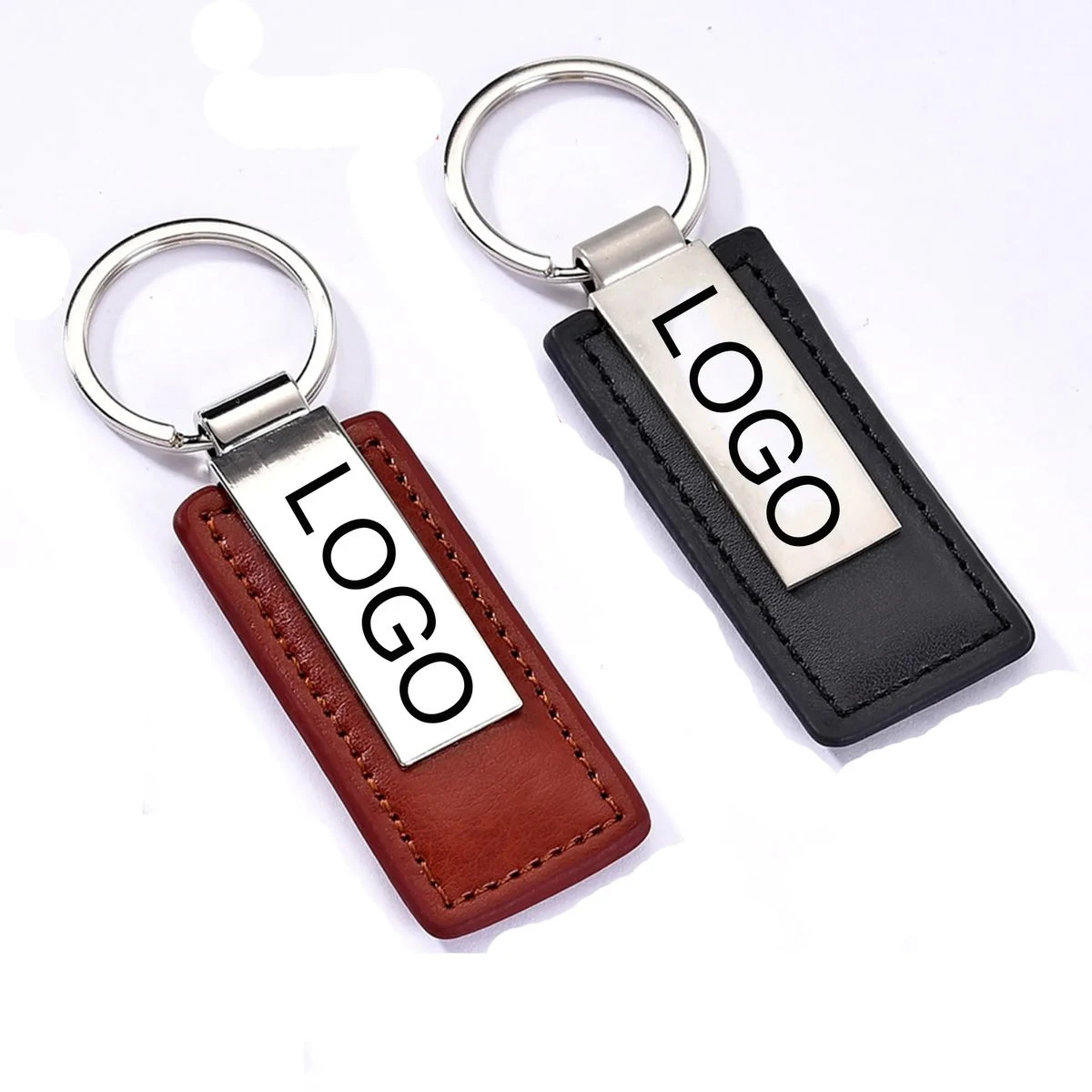 PU Leather Laser Keychain 1