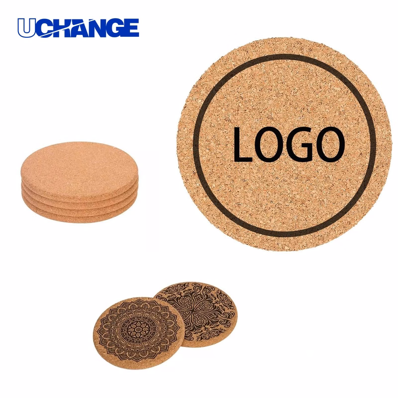 Round Cork Coaster Mat