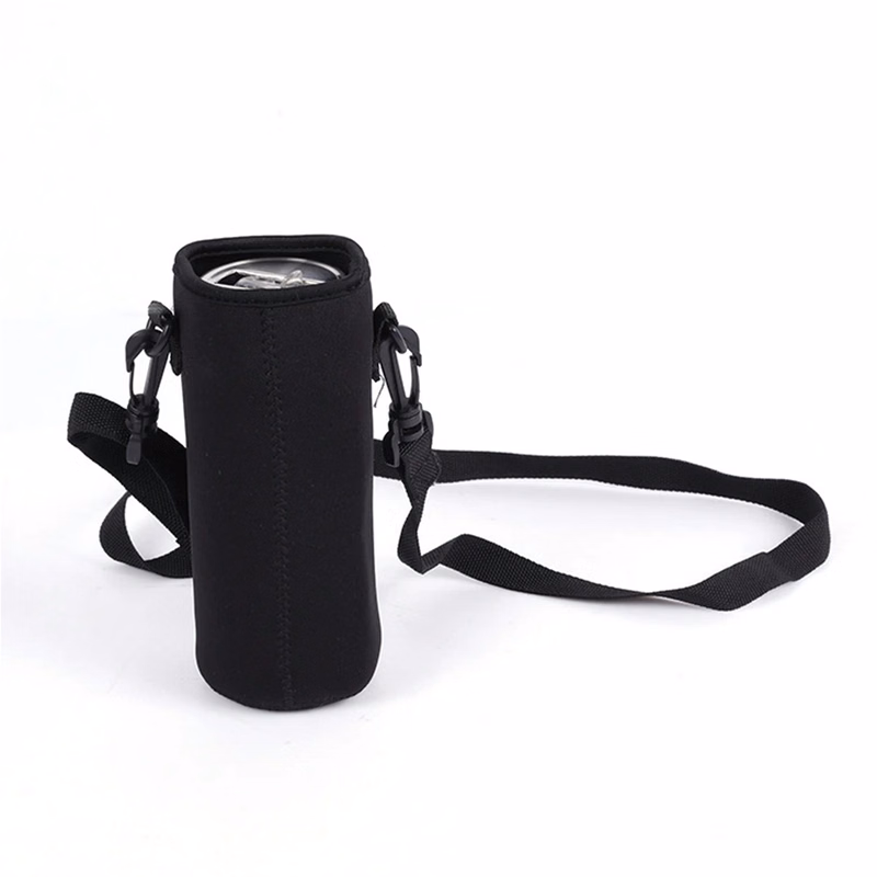 550ML Neoprene Bottle Wrapper Glass Holder with Lanyard