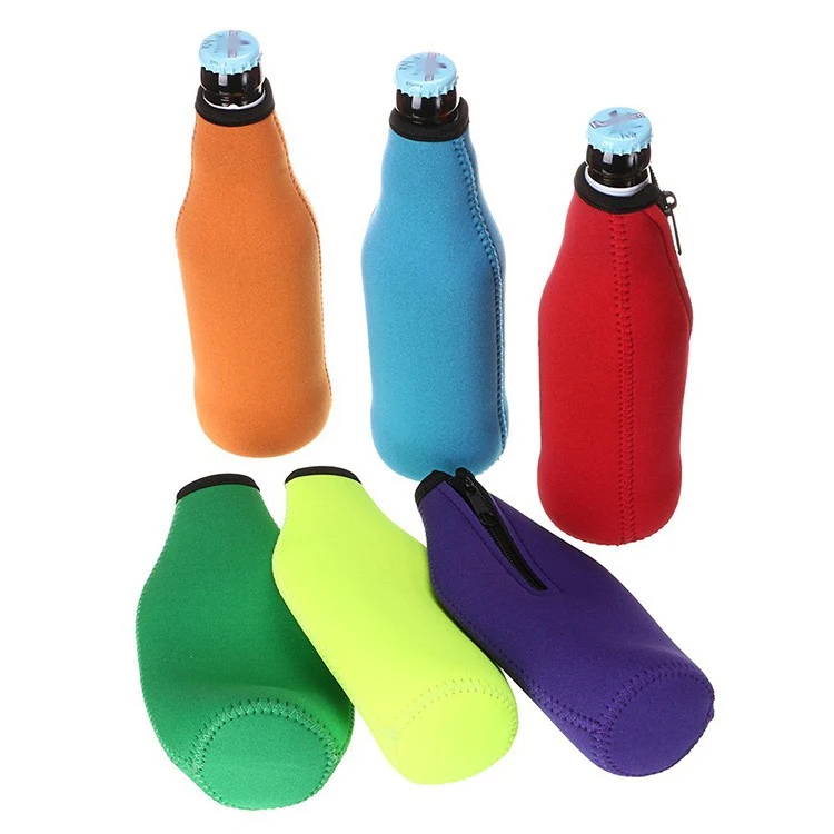 Plain Beer Bottle Cooler Covers Fit 1