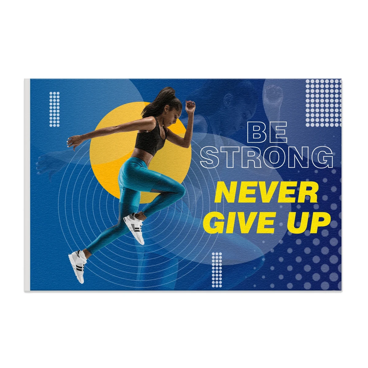 12"x18" Custom Full Color Printed Felt Banner - 2ply 2-Sided 1