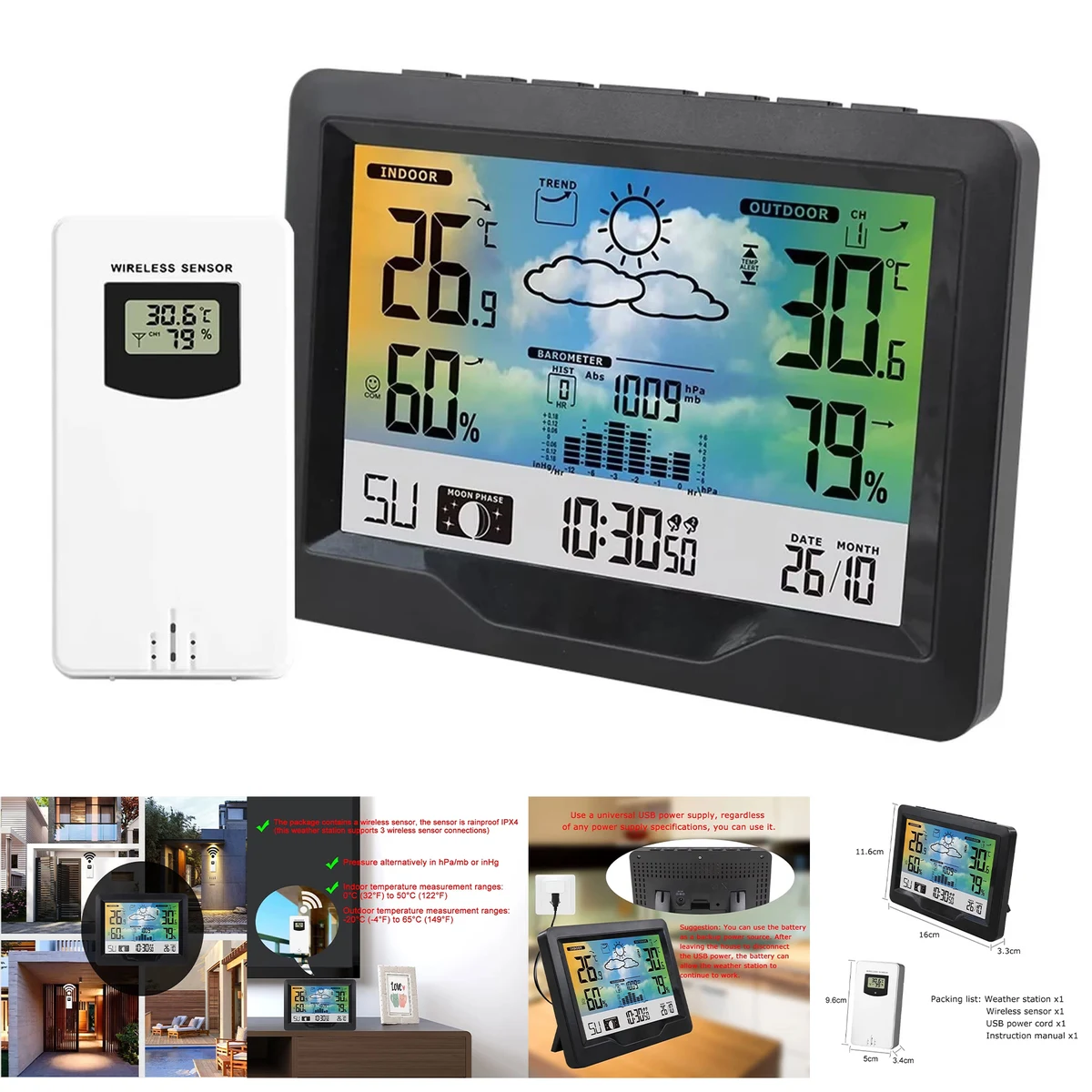 Wireless Weather Clock 1