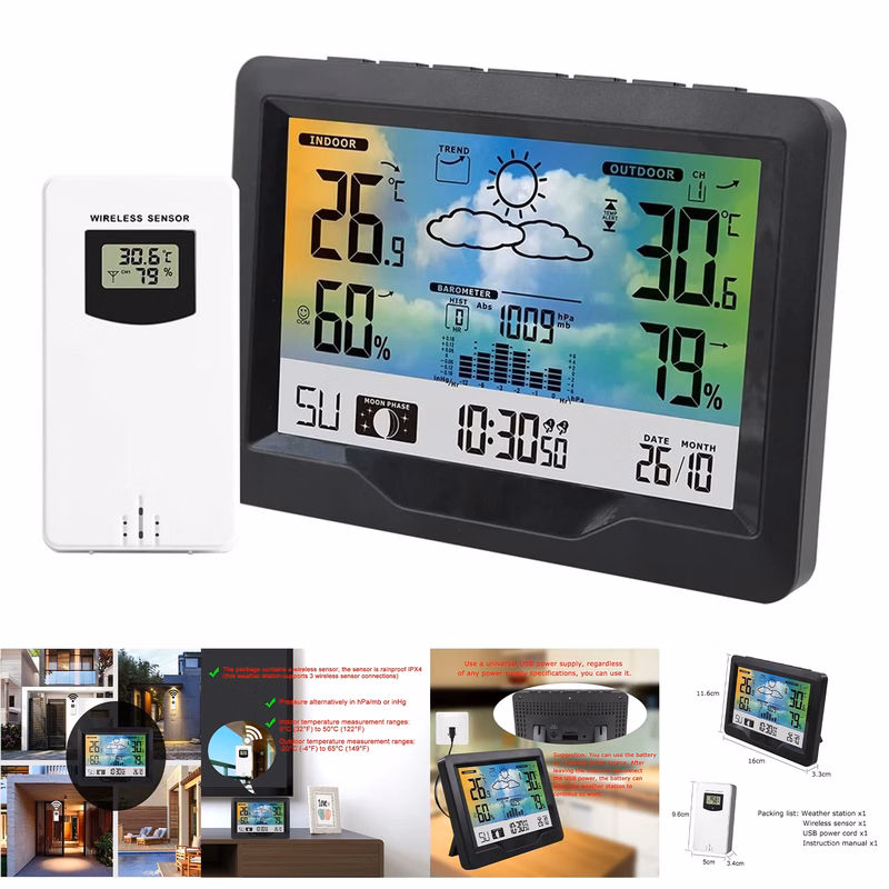 Wireless Weather Clock