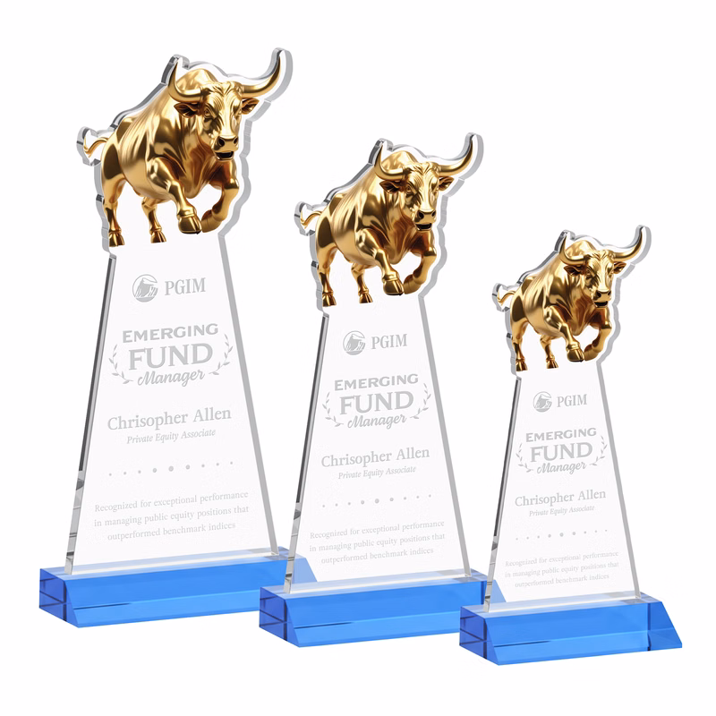 Raging Bull Award - Sky Blue