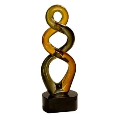 Brown Twist Art Glass 1