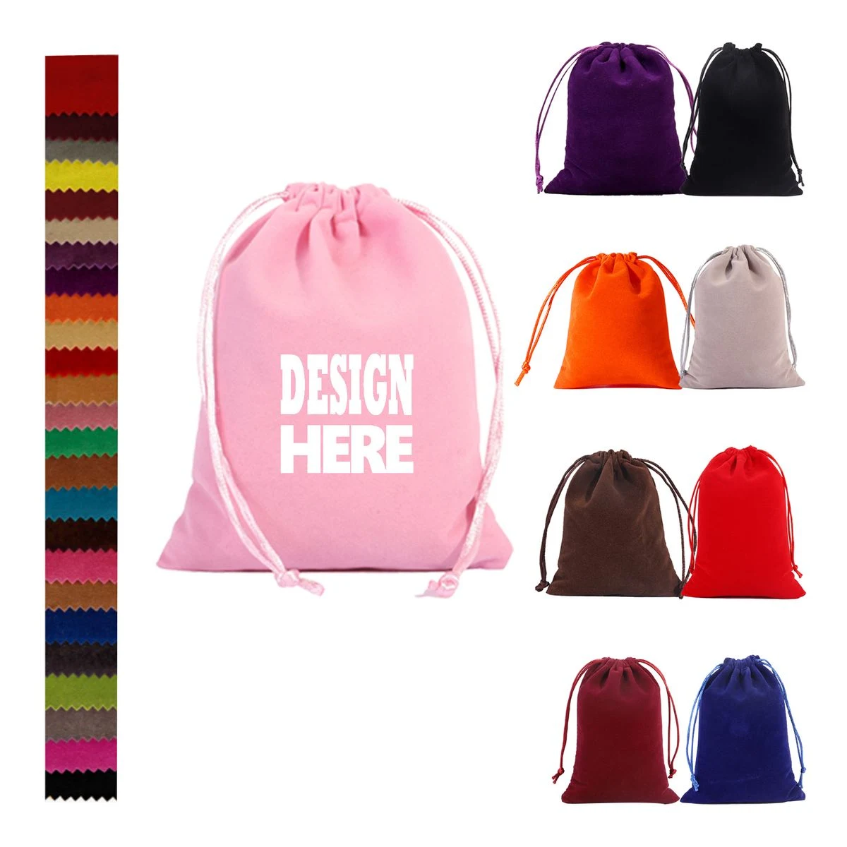 Custom Jewelry Drawstring Bag 1