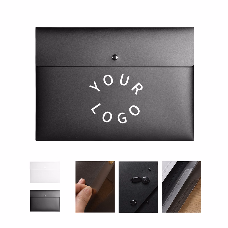 A4 Business Presentation Folder Waterproof Leather Look