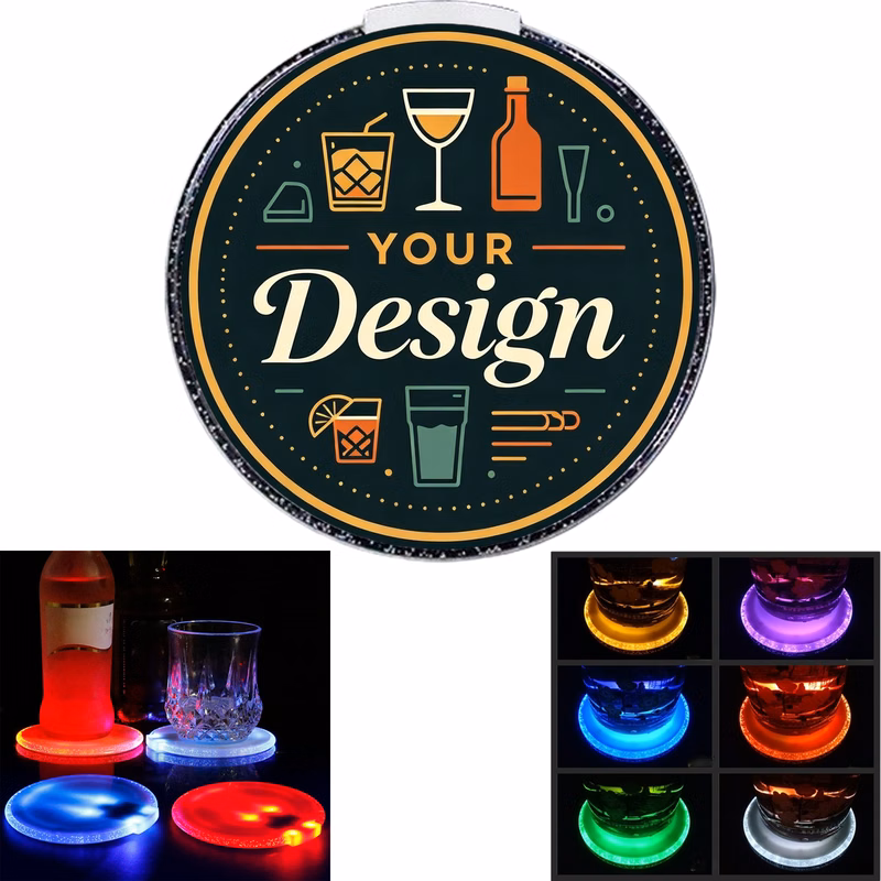 LED Gravity Sensor Coaster