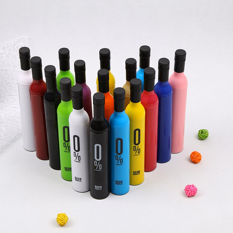Wine Bottle Shape Umbrella For Rain