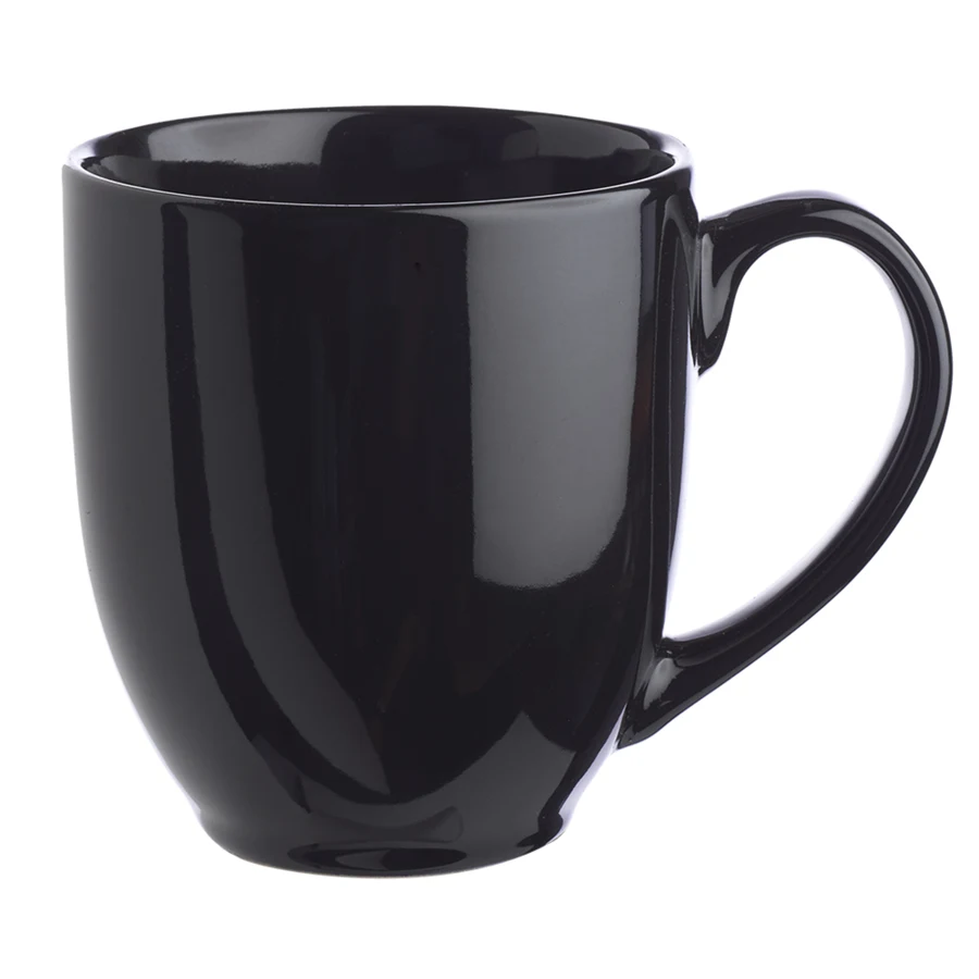 Glossy Bistro Style Ceramic Mug, 16 oz. 1