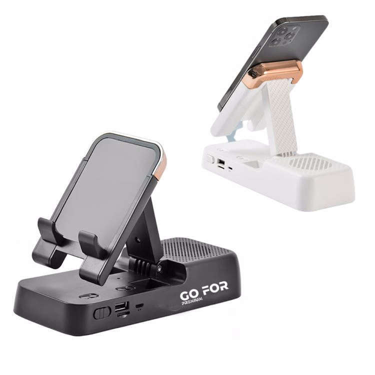 Cell Phone Holder with Wireless Speaker