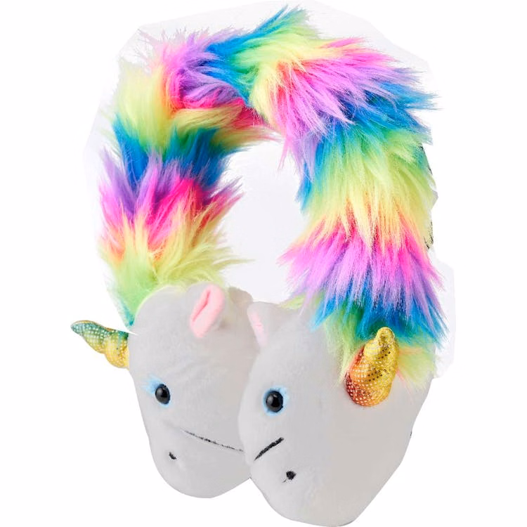 Kids Plush Unicorn Headphones with Mic