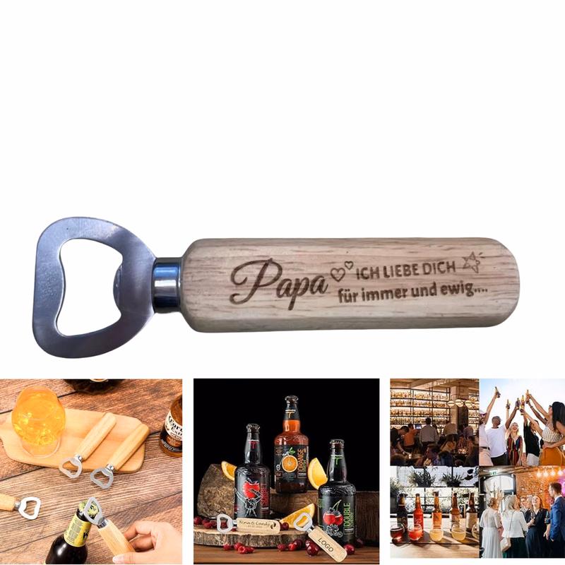 Wood Handheld Bottle Opener
