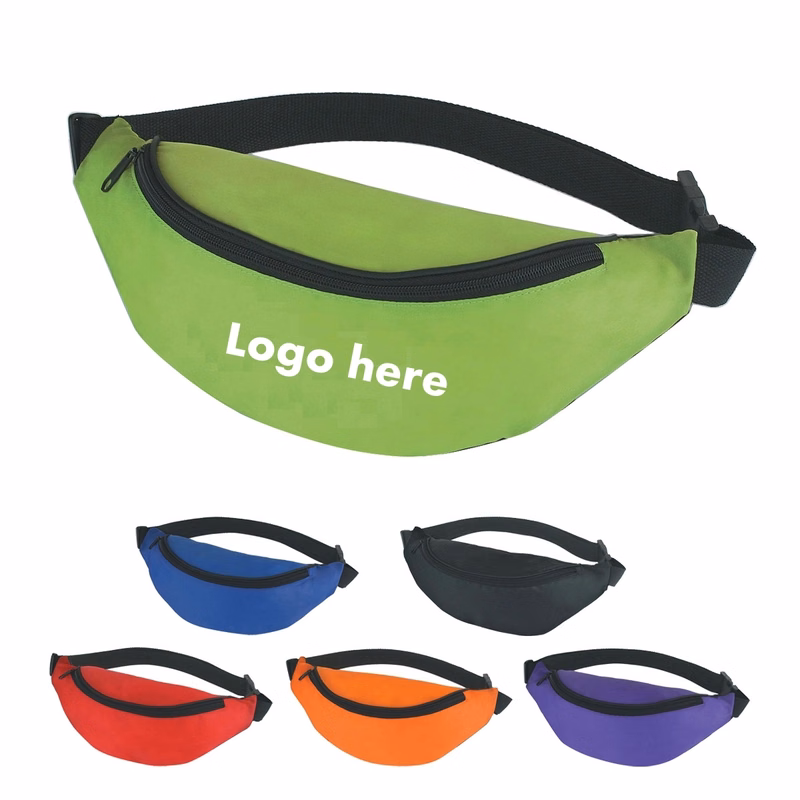 Camping Fanny Pack w/ Zippered Compartment & Buckle Closure