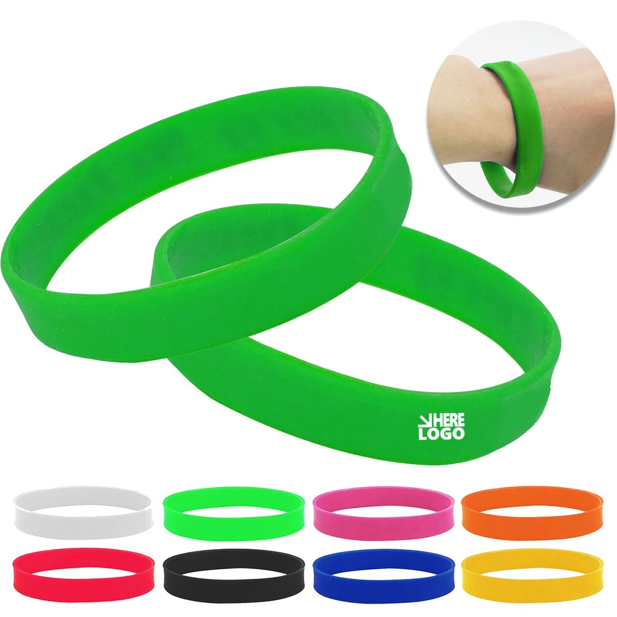 Personalized Silicone Wristband Custom Color For Fundraisers And Activities 1