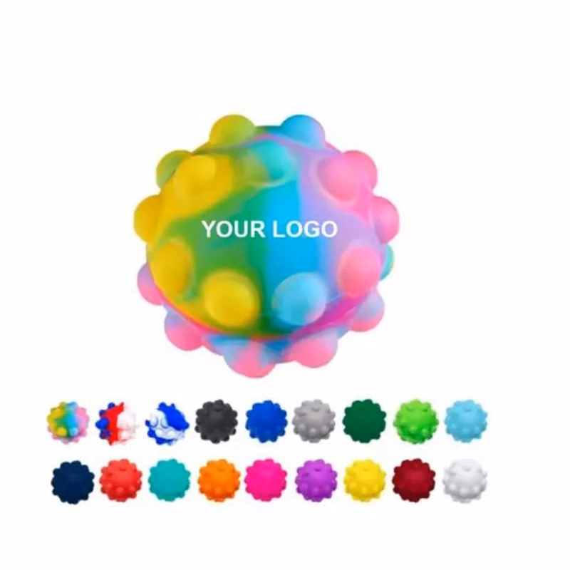 Silicone Push Bobble Fidget Stress Ball