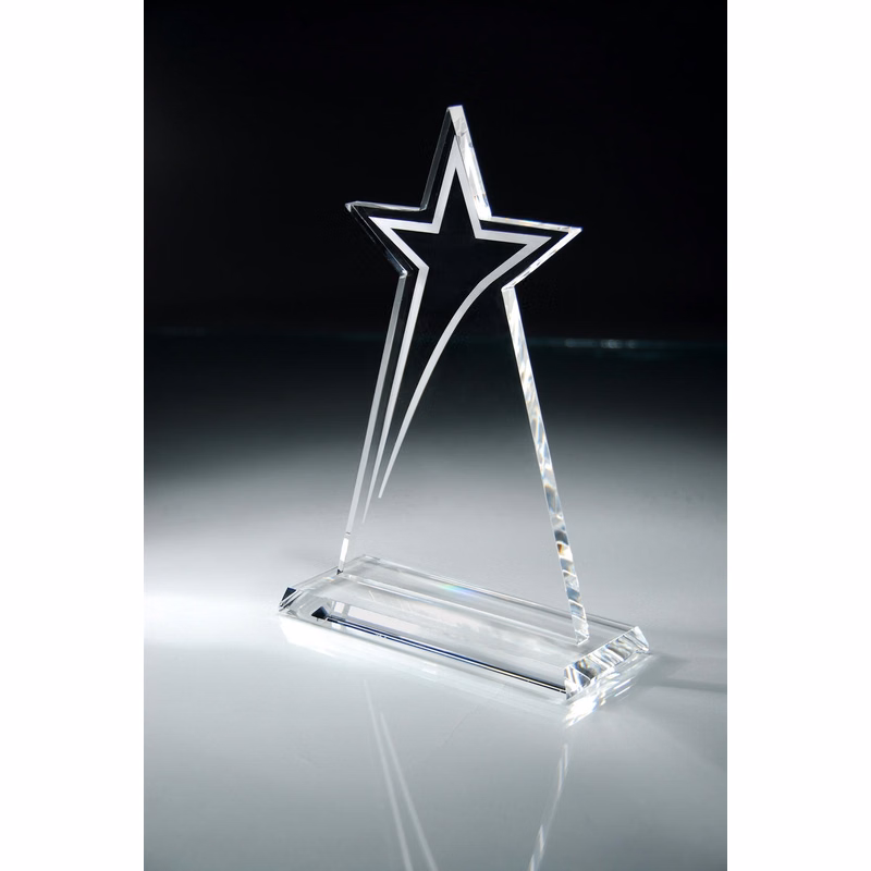 Crystal Sleek Star 7" X 10¼"