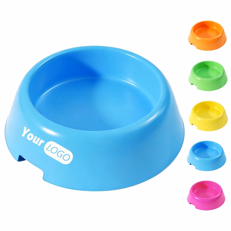 Colorful Round Food Bowl For Puppy Kitten