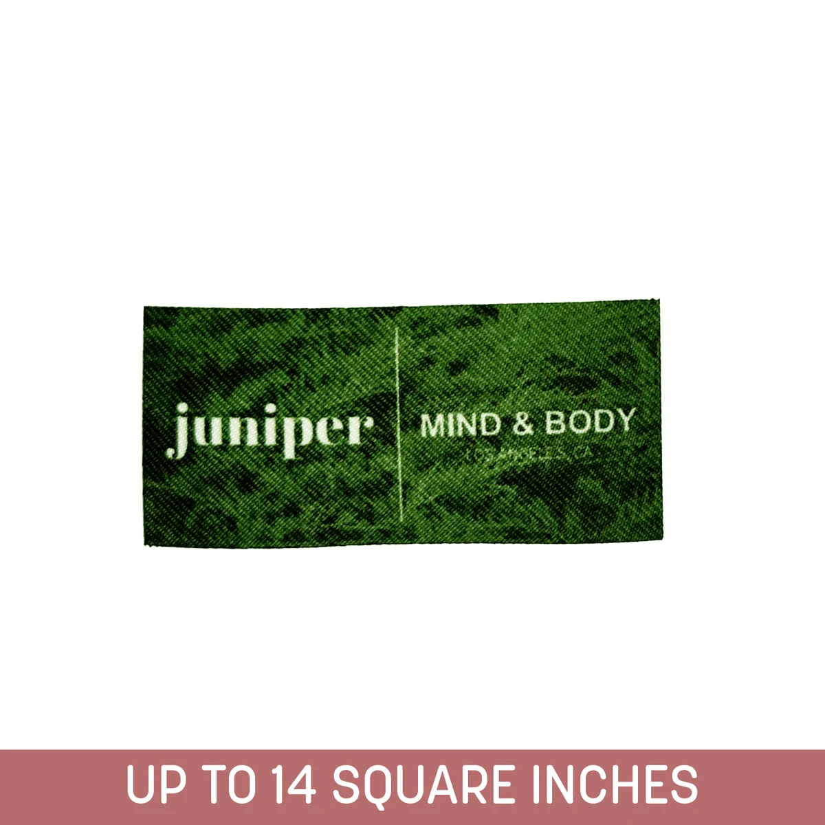 Sublimated Patch (Iron-On) Up To 14 Sq. In. (2-ply) 1