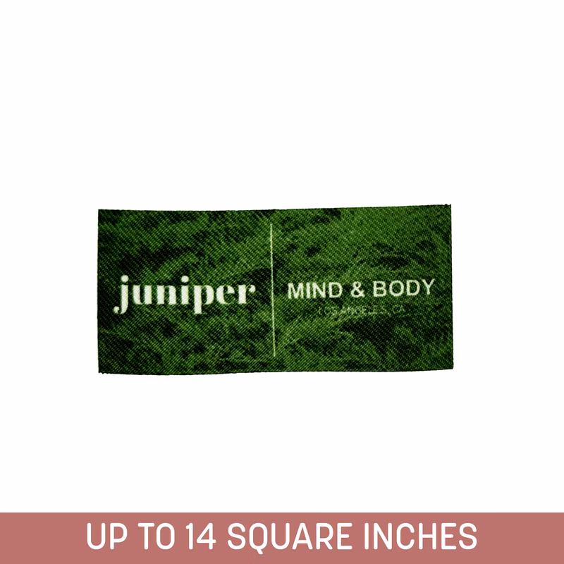 Sublimated Patch (Iron-On) Up To 14 Sq. In. (2-ply)