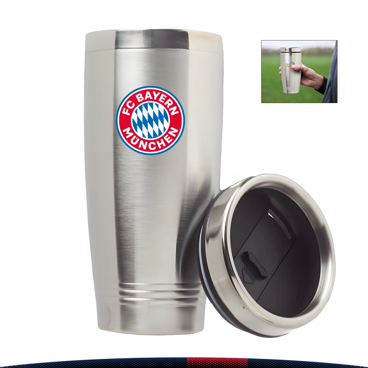 16 oz. Crisha Stainless Steel Mugs 1