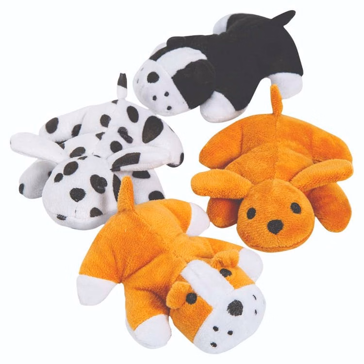 Mini Stuffed Dogs 4" - Assorted