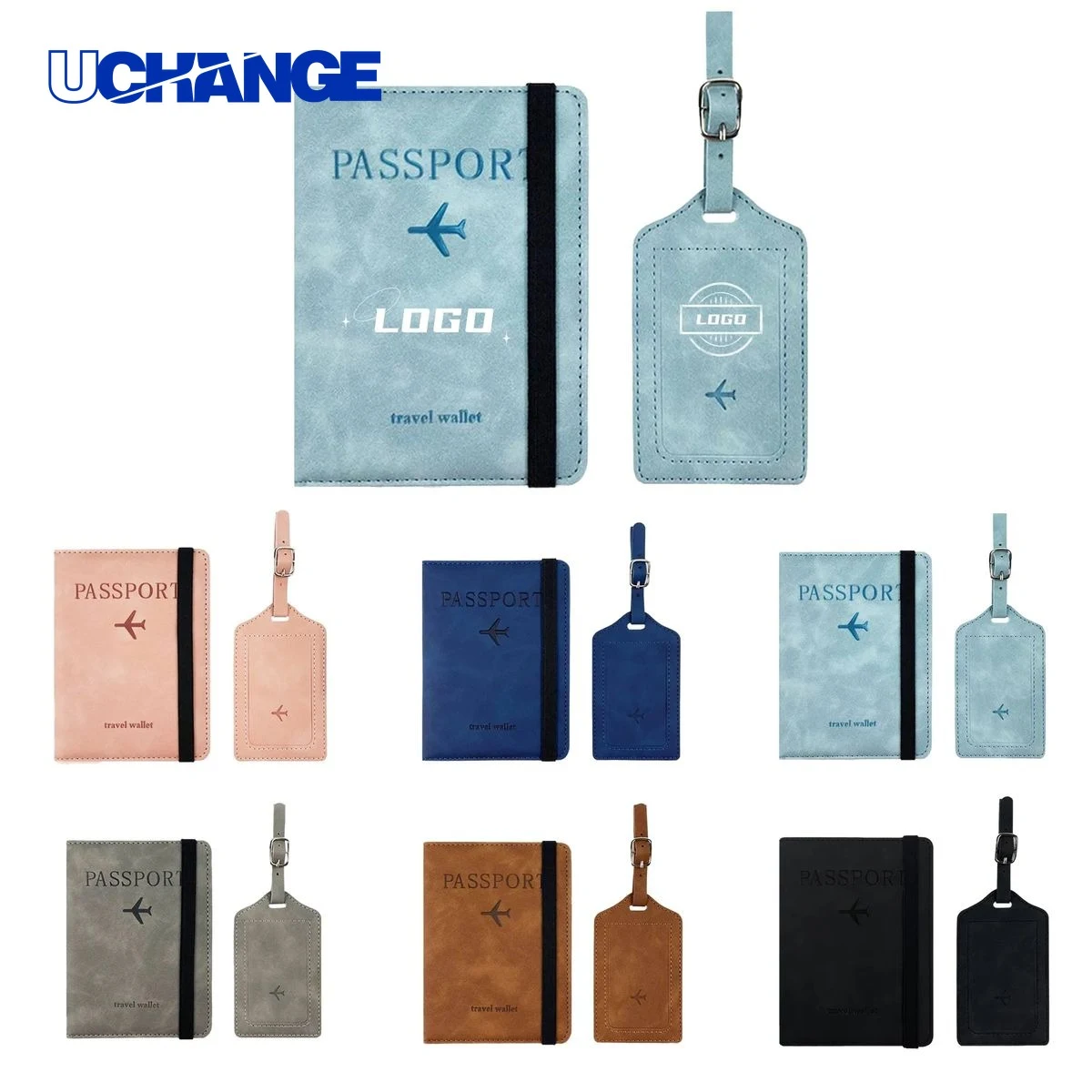 Passport Holder And Luggage Tag Set 1