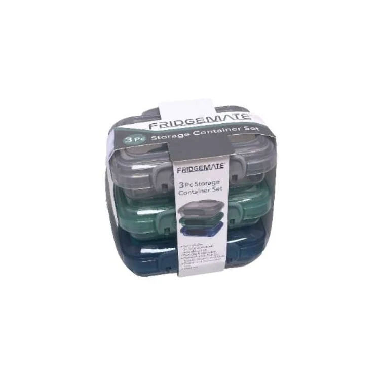 Fridgemate 3-Pc Storage Containers 1