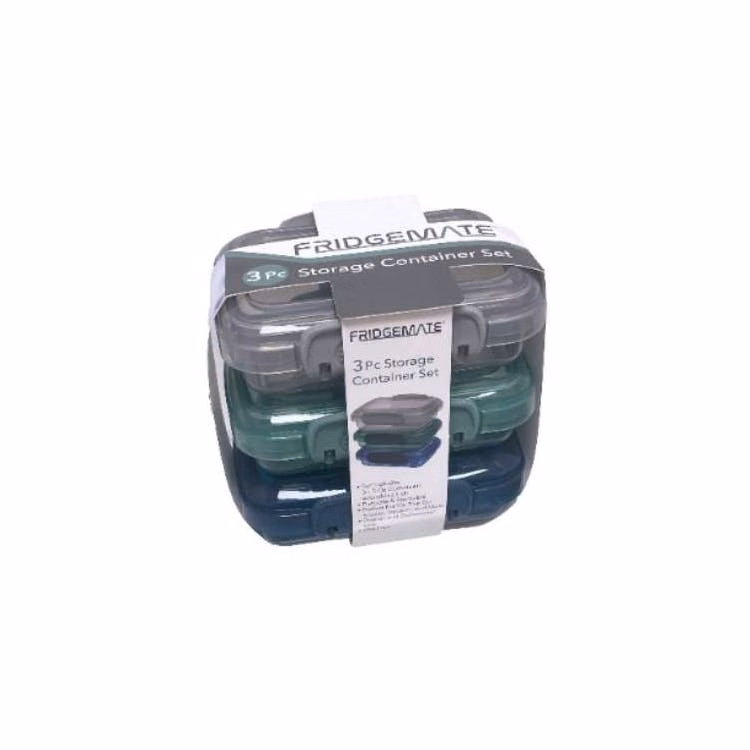 Fridgemate 3-Pc Storage Containers