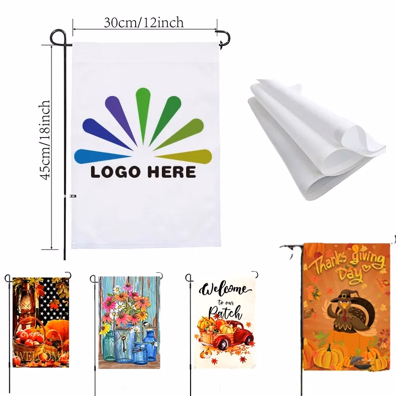 12"x18" Vertical Double Sided Printing Seasonal Garden Flag