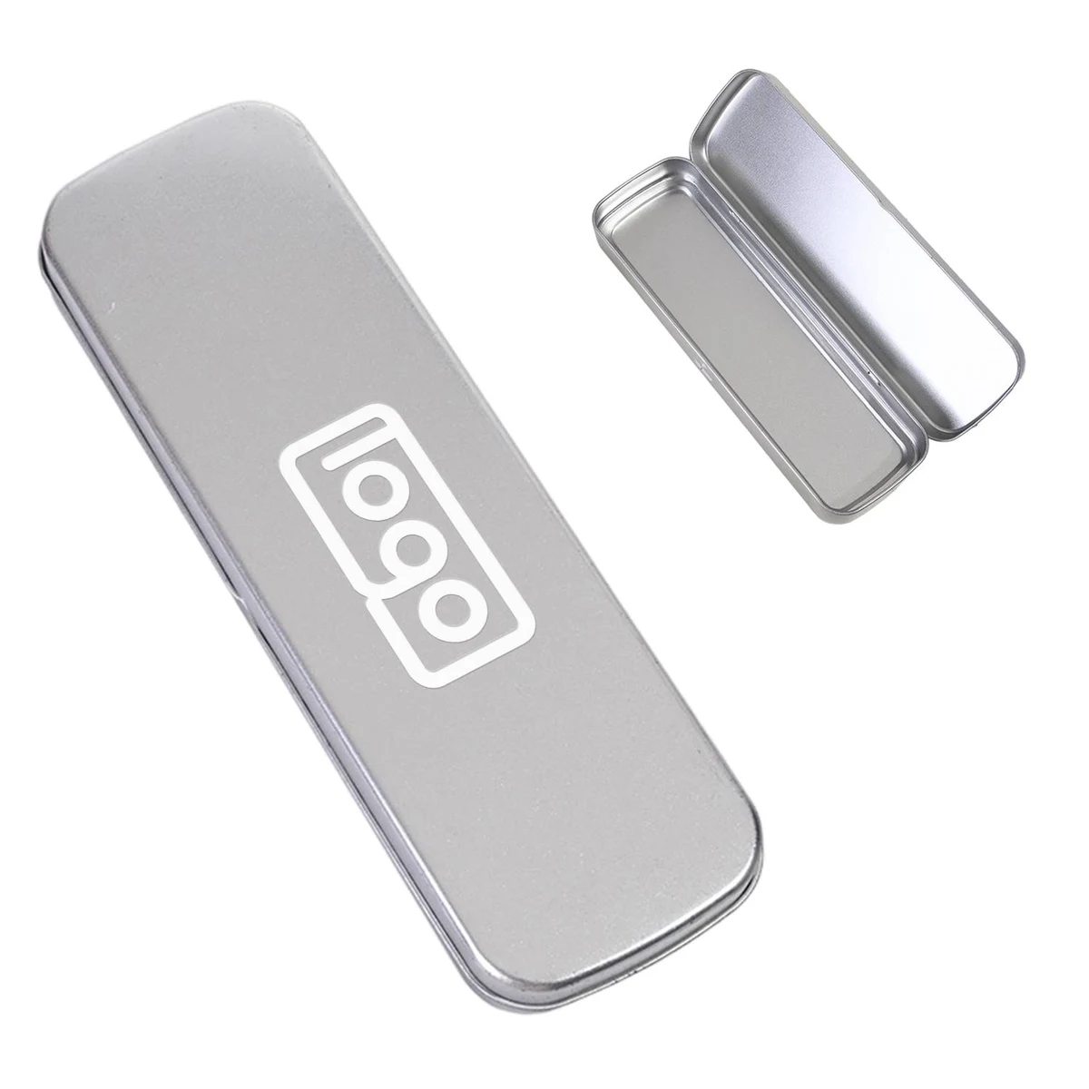 Rectangular Tin Pen Case 1